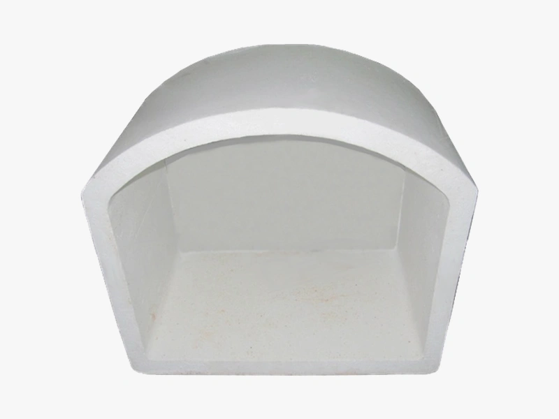 DECENT Furnace Chamber – White refractory ceramic chamber with an arched top, resisting ≥1600℃ for industrial and lab high - temperature processes.