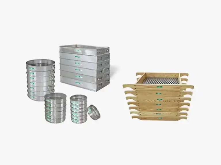DECENT Standard Test Sieves in different styles and materials