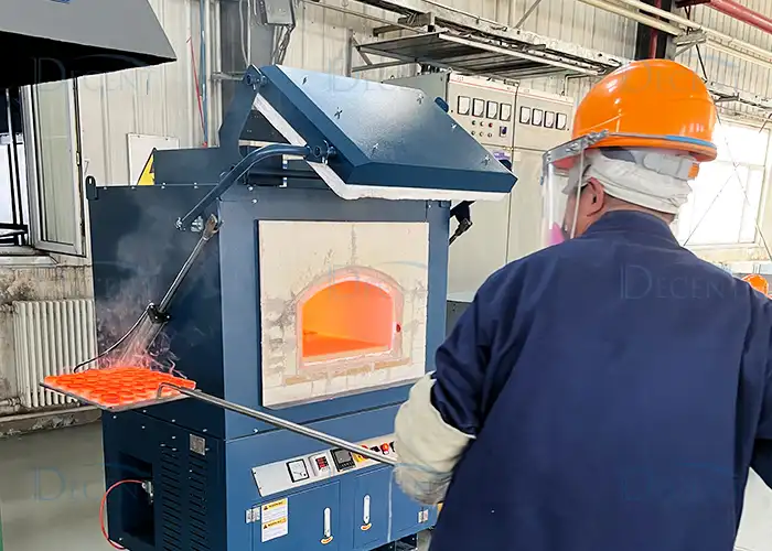 Qingdao Decent Group cutting-edge cupellation furnace delivered to leading gold mine in Inner Mongolia