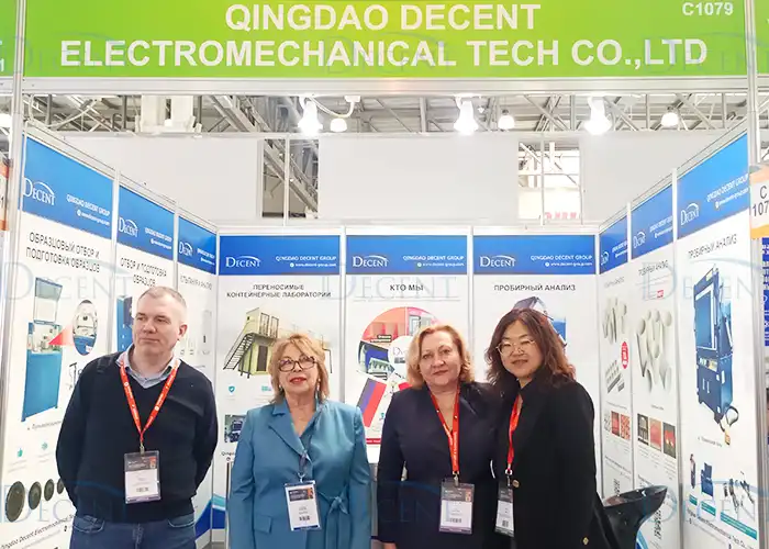 Qingdao Decent Group Booth at Mining World Russia 2024