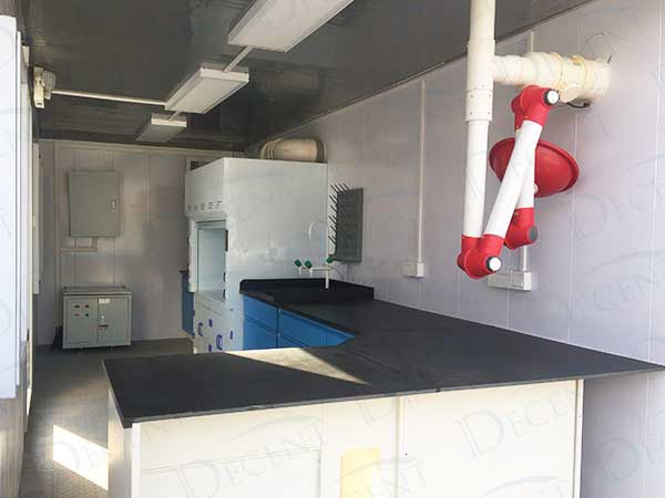DECENT 20ft Mobile Chemical Testing Lab Interior View