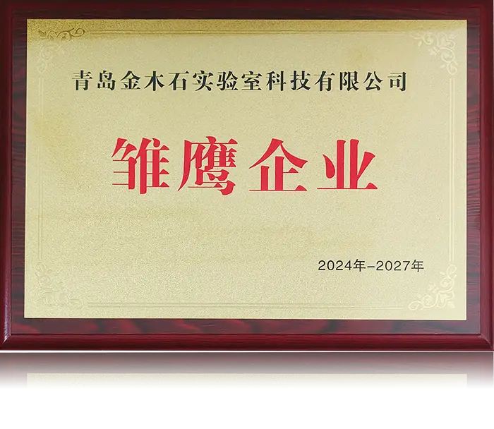 A framed Certificate of Honor for Qingdao Mars Labtech Co., Ltd., recognizing it as a "Chu Ying Enterprise" for the period 2024-2027