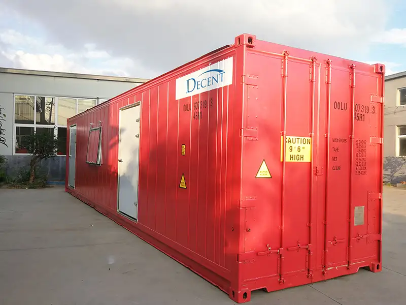 DECENT Cold-Resistant Sample Prep Lab operating effectively in a snow-covered, extremely cold environment