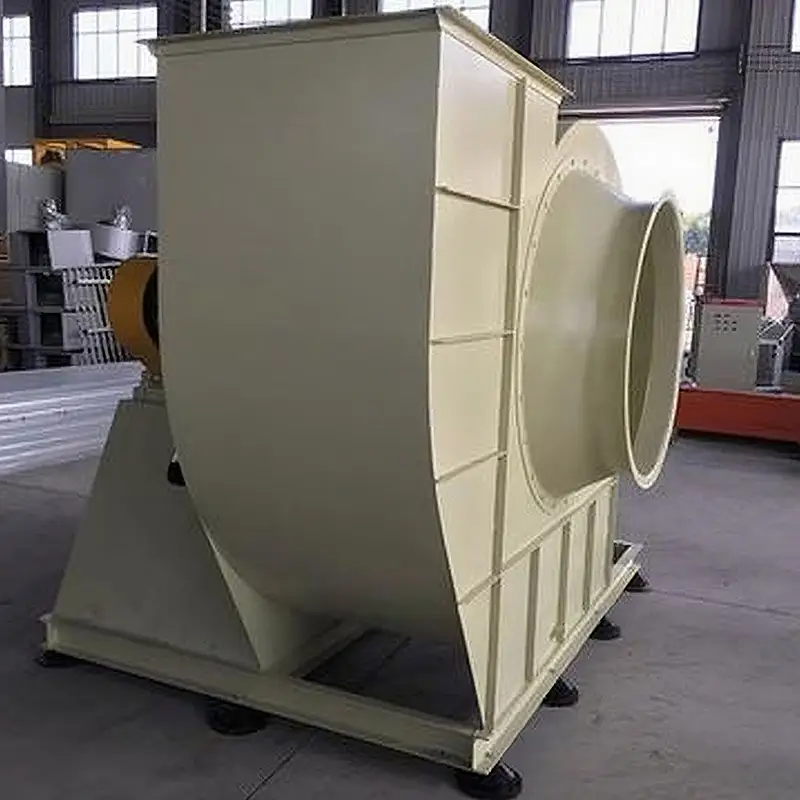Large industrial blower for DECENT Lab Dedusting System, ensuring air quality in metal analysis labs.
